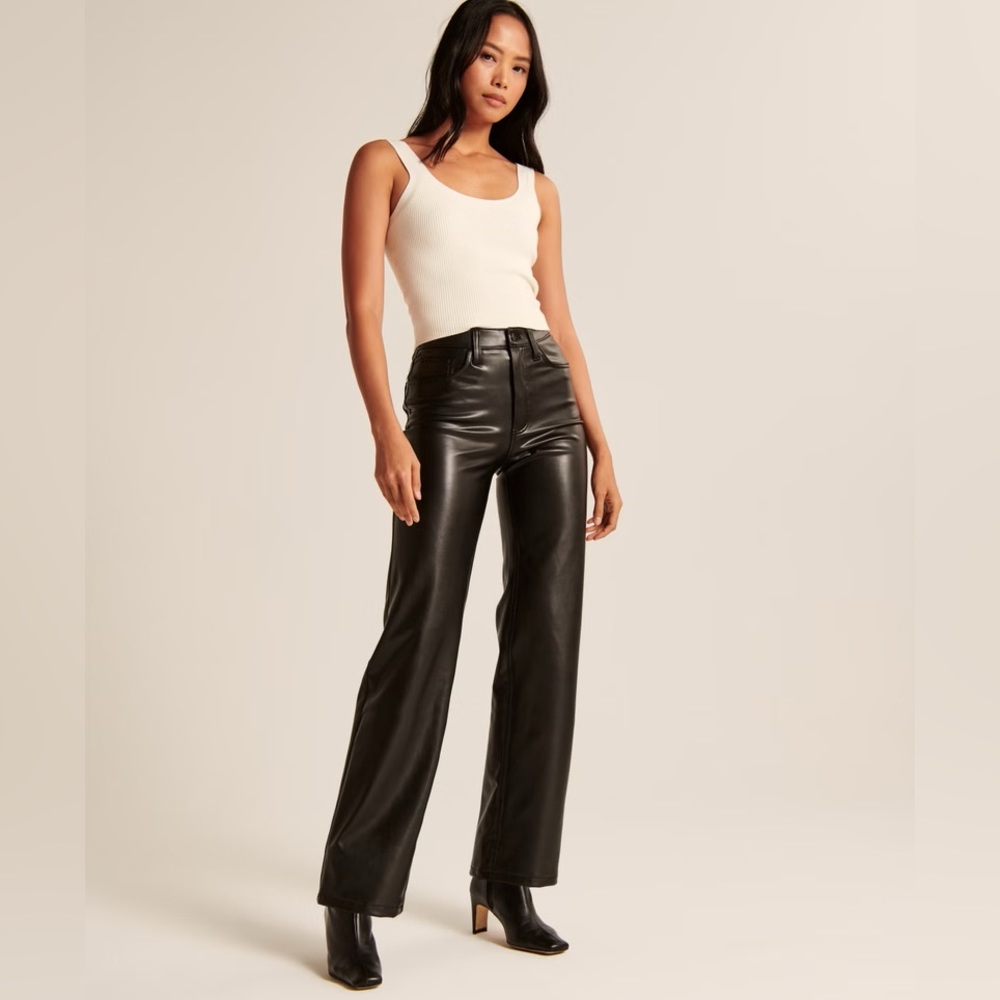 Abercrombie & Fitch Vegan Leather Pants